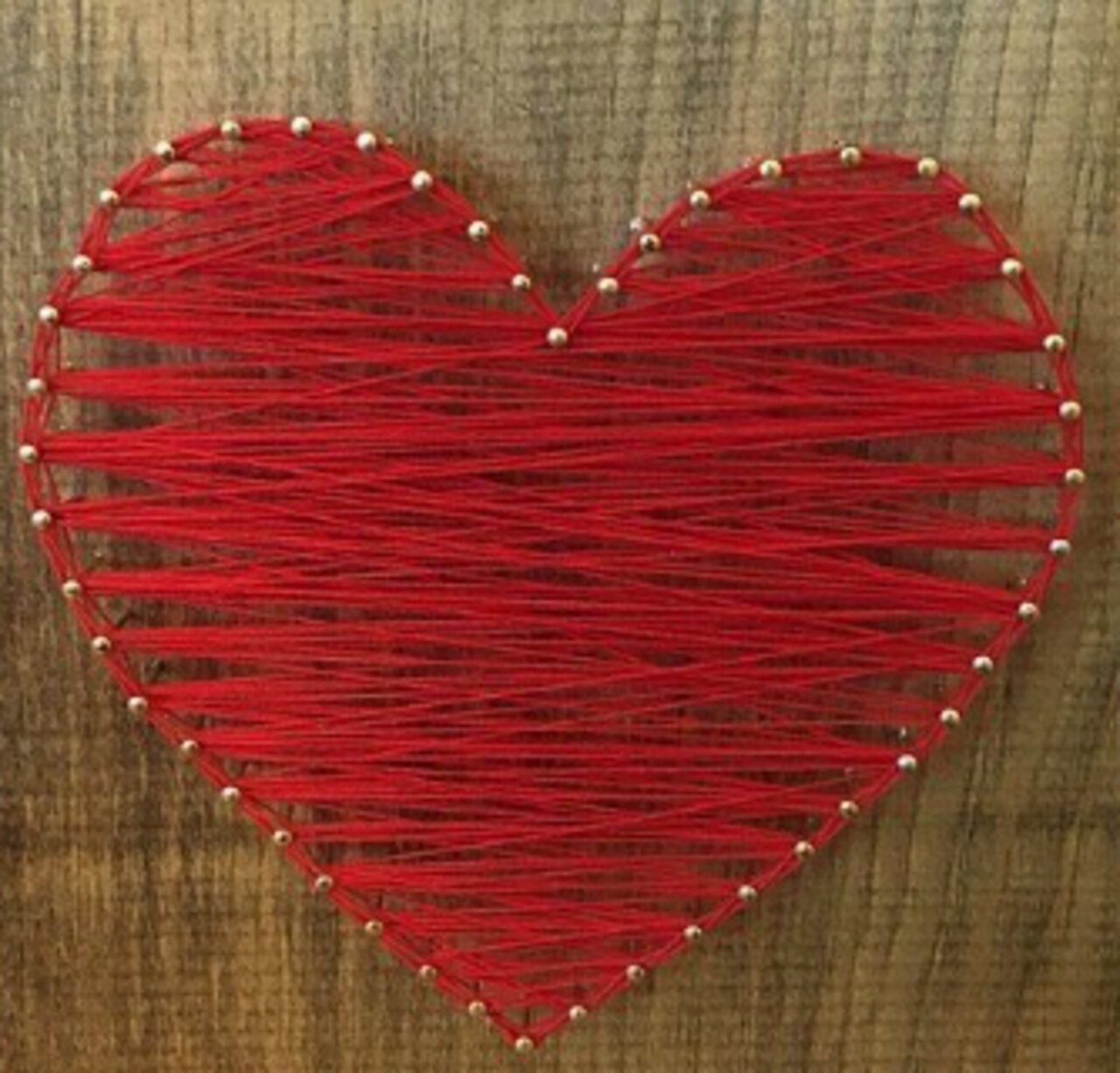 String Art DIY Kit - Love Hearth. Wizardi Craft Kit F07-M12-3-DH5014